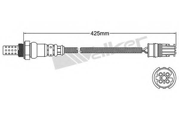 WALKER PRODUCTS 25024464 Лямбда-зонд