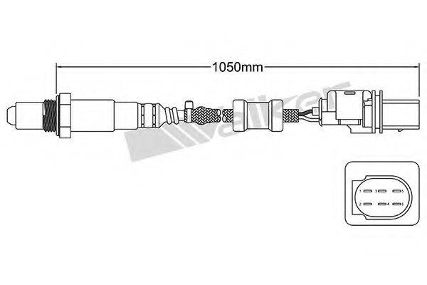 WALKER PRODUCTS 25025077 Лямбда-зонд