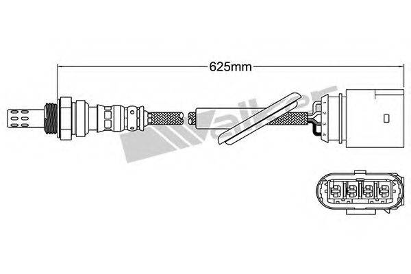 WALKER PRODUCTS 250241002 Лямбда-зонд