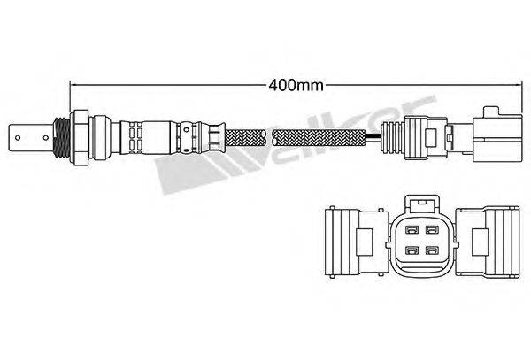 WALKER PRODUCTS 25054095 Лямбда-зонд