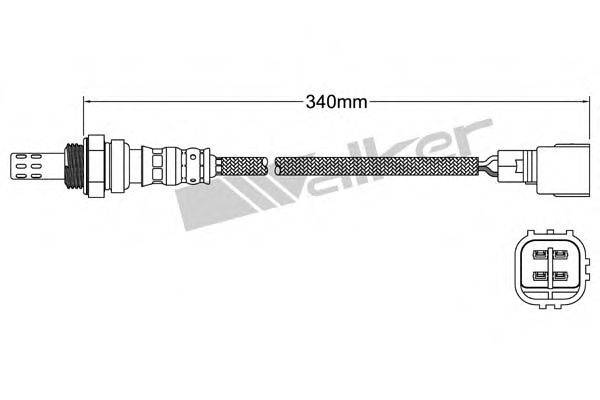 WALKER PRODUCTS 25024532 Лямбда-зонд