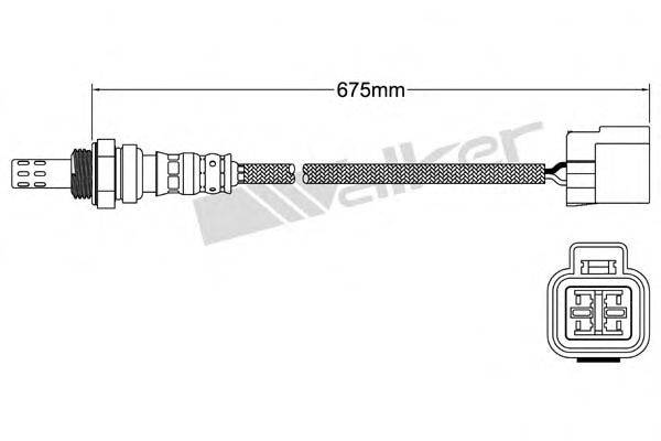 WALKER PRODUCTS 250241080 Лямбда-зонд