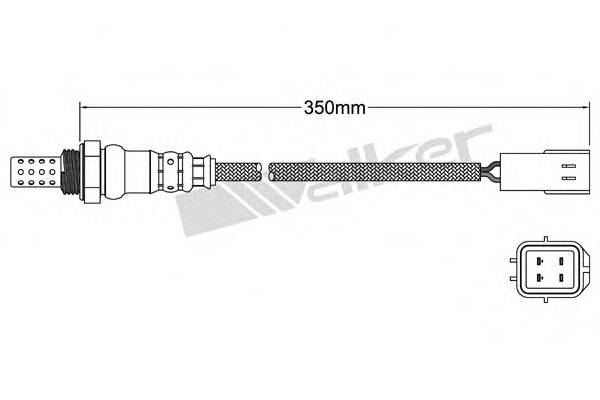 WALKER PRODUCTS 250241087 Лямбда-зонд