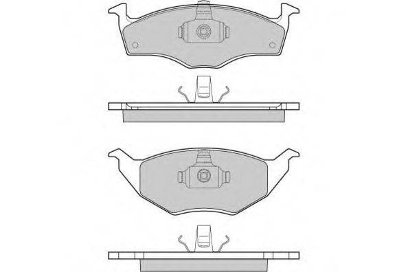 E.T.F. 120914 Комплект гальмівних колодок, дискове гальмо