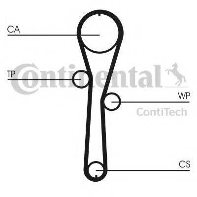 CONTITECH CT1045K1 Комплект ременя ГРМ