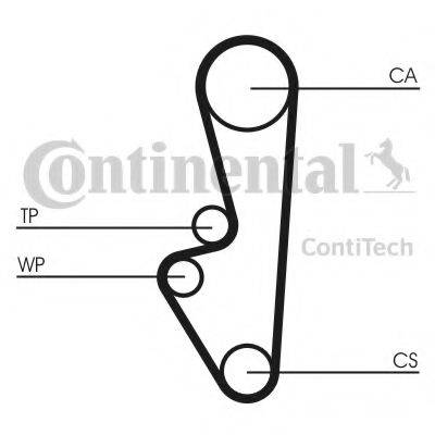 CONTITECH CT524 Ремінь ГРМ