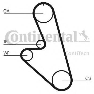 CONTITECH CT959K1 Комплект ременя ГРМ