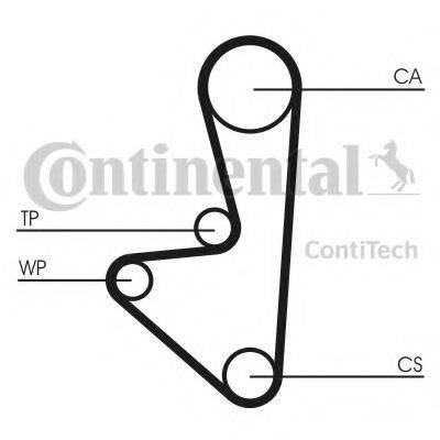 CONTITECH CT1066K1 Комплект ременя ГРМ