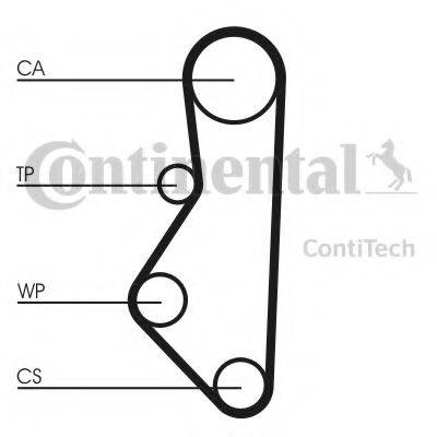 CONTITECH CT585 Ремінь ГРМ