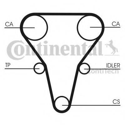 CONTITECH CT1069K1 Комплект ременя ГРМ