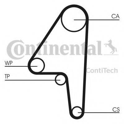 CONTITECH CT591 Ремінь ГРМ