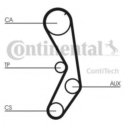 CONTITECH CT605 Ремінь ГРМ