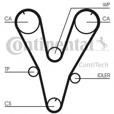 CONTITECH CT1085K1 Комплект ременя ГРМ