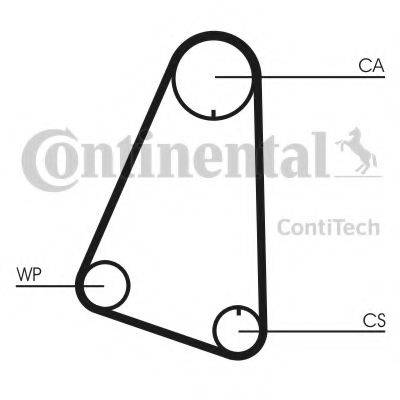 CONTITECH CT633WP1 Водяний насос + комплект зубчастого ременя