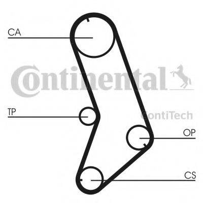 CONTITECH CT647K5 Комплект ременя ГРМ