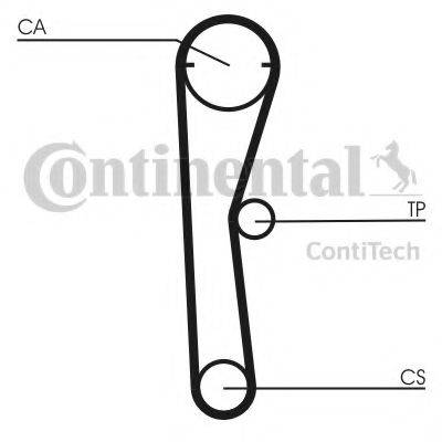 CONTITECH CT669 Ремінь ГРМ