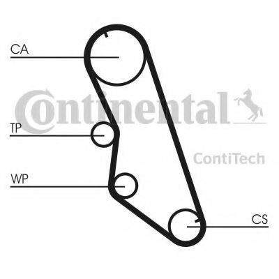 CONTITECH CT754K1 Комплект ременя ГРМ