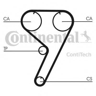 CONTITECH CT770K1 Комплект ременя ГРМ