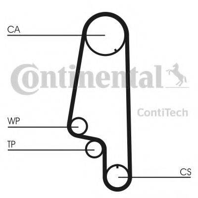 CONTITECH CT846K2 Комплект ременя ГРМ