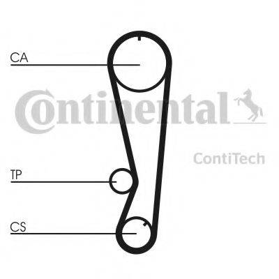 CONTITECH CT850K1 Комплект ременя ГРМ