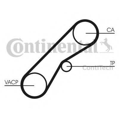 CONTITECH CT857 Ремінь ГРМ