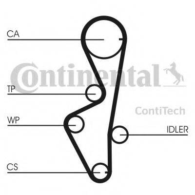 CONTITECH CT916 Ремінь ГРМ