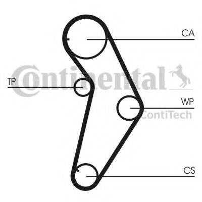 CONTITECH CT927 Ремінь ГРМ