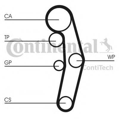 CONTITECH CT1028WP6 Водяний насос + комплект зубчастого ременя