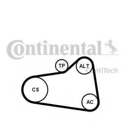 CONTITECH 6PK905EXTRAK1 Полікліновий ремінний комплект