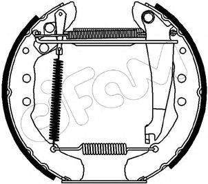 CIFAM 151130 Комплект гальмівних колодок