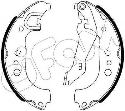 CIFAM 153537 Комплект гальмівних колодок