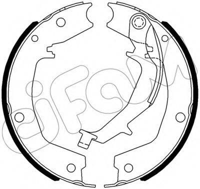 CIFAM 153585 Комплект гальмівних колодок, стоянкова гальмівна система
