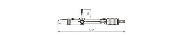 GENERAL RICAMBI CI4038 Рульовий механізм