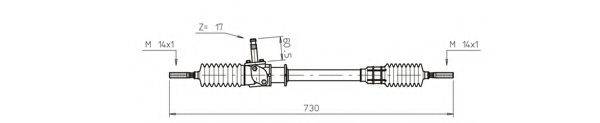 GENERAL RICAMBI FI4006 Рульовий механізм