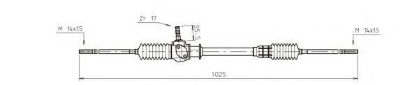 GENERAL RICAMBI FI4007 Рульовий механізм