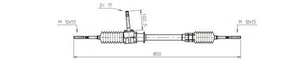 GENERAL RICAMBI FI4103 Рульовий механізм