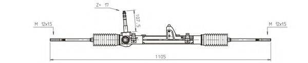 GENERAL RICAMBI FI4119 Рульовий механізм