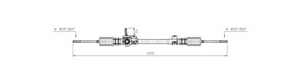 GENERAL RICAMBI FO4007 Рульовий механізм