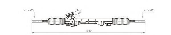 GENERAL RICAMBI RE4021 Рульовий механізм