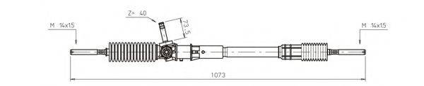 GENERAL RICAMBI RE4034 Рульовий механізм