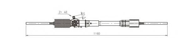 GENERAL RICAMBI RE4045 Рульовий механізм