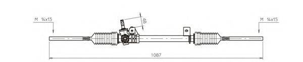 GENERAL RICAMBI RE4046 Рульовий механізм