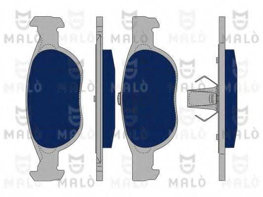 MALO 1050275 Комплект гальмівних колодок, дискове гальмо