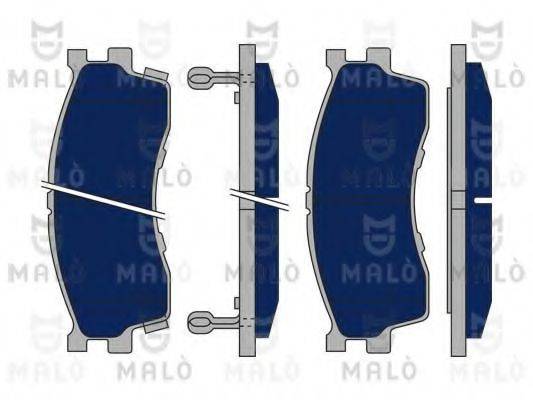 MALO 1050347 Комплект гальмівних колодок, дискове гальмо