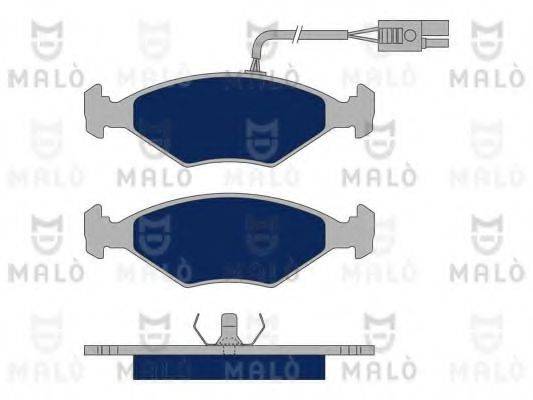 MALO 1050368 Комплект гальмівних колодок, дискове гальмо