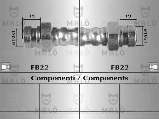 MALO 80316 Гальмівний шланг