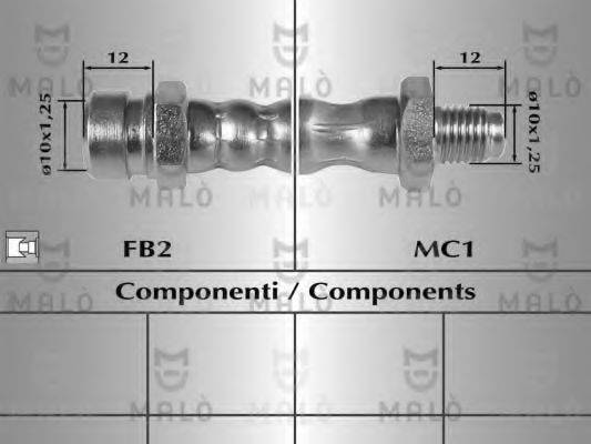 MALO 8047 Гальмівний шланг