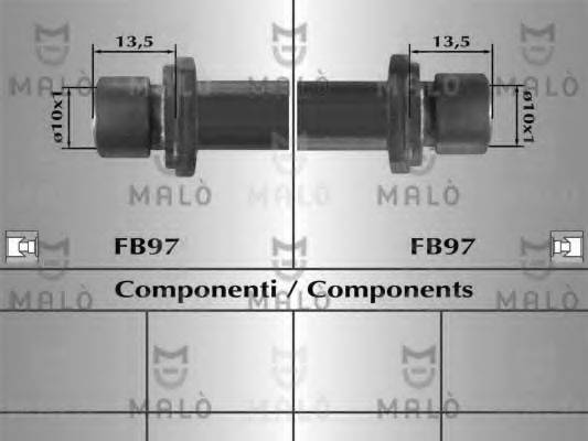 MALO 80699 Гальмівний шланг