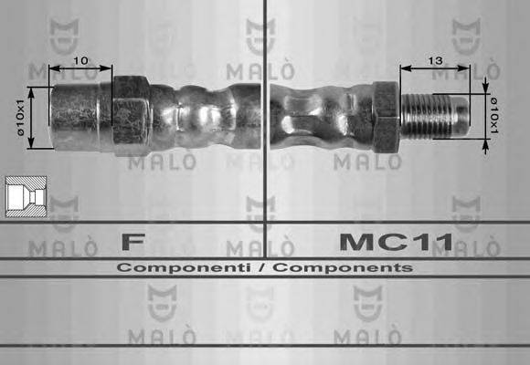 MALO 8244 Гальмівний шланг