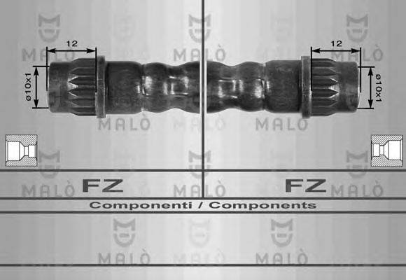 MALO 8495 Гальмівний шланг